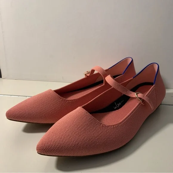 Rothy’s tulip pink May Jane ll flats sz 11 - Picture 9 of 15